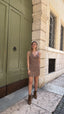 Abito corto lurex