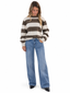 Maglione righe bicolor