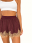 Short riga e pizzo Bourdaux
