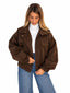 Bomber scamosciato Nadia