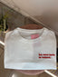 T-shirt con scritta