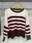 Maglione a righe