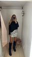 Gonna Pailettes argento