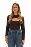 Body cut out cioccolato