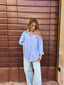 Camicia love righe