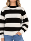 Maglione righe Bicolor