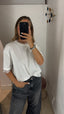 T-shirt dettaglio pizzo