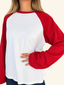 Maglia baseball rossa