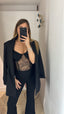 Body in pizzo nero