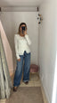 Cardigan doppio bianco