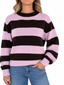 Maglione righe bicolor