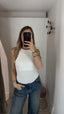Canotta lycra bianca