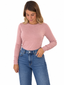 Maglione viscosa rosa