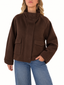 Cappotto corto cioccolato