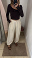 Pantalone palloncino burro