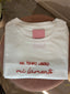 T-shirt con scritta