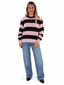 Maglione righe bicolor