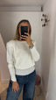Maglione spalle bianco