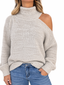 Maglione cut out Ecrù
