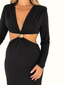 Abito cut-out gioiello