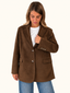 Blazer scamosciato