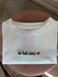 T-shirt con scritta