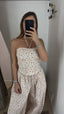 Coordinato fiori arancio