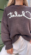 Maglione chalet cioccolato