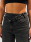 Jeans incrocio nero