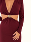 Abito Cut-out gioiello