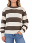 Maglione righe bicolor