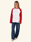 Maglia baseball rossa