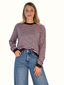 Maglione a righe