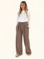 Panta comfy tortora