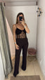 Body in pizzo cioccolato
