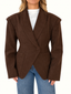 Blazer scamosciato