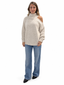 Maglione cut out Ecrù
