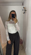 Maglia pizzo bianca