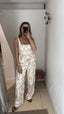 Coordinato fiori bianco