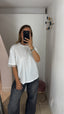 T-shirt dettaglio pizzo
