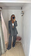 Blazer Gessato grigio