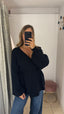 Cardigan incrocio nero