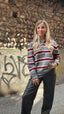 Maglione polo righe