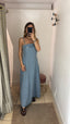 Abito lungo denim