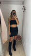 Coordinato pizzo nero