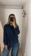 Camicia nodo blu