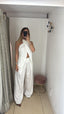 Coordinato top e pantalone bianco