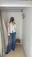 Camicia alamari bianca