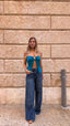 Jeans wide leg leggero