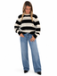 Maglione righe bicolor